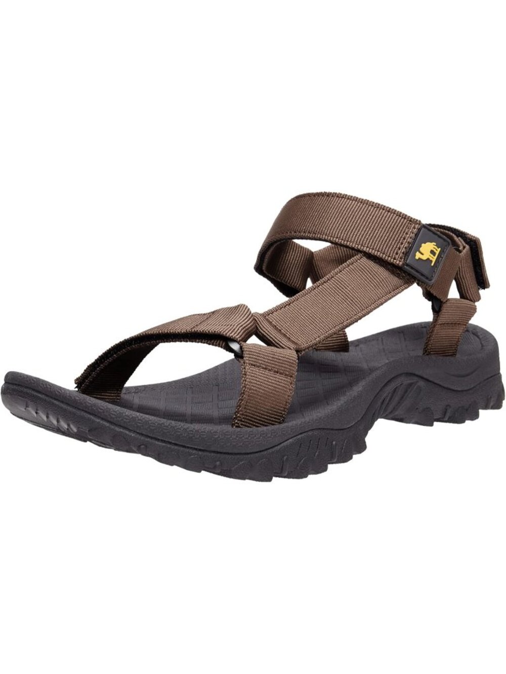 Men's Brown Comfortable Athletic Hiking Sport Sandals Outdoor Beach Shoes
